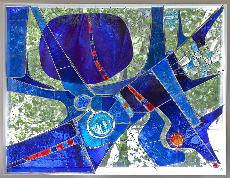 Macrolux in Stained Glass Panel Constructions