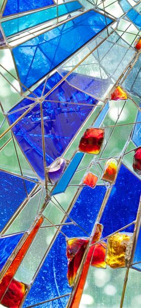 Starbirth in Stained Glass Panel Constructions